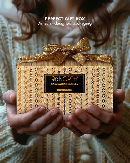 Luxury Vanilla Soy Candles | Large 3 Wick Jar Candle | up to 50 Hours Burning Time | 100% Natural Soy Wax | Relaxing Aromatherapy Aesthetic Candle | Housewarming Gift for Men and Women6