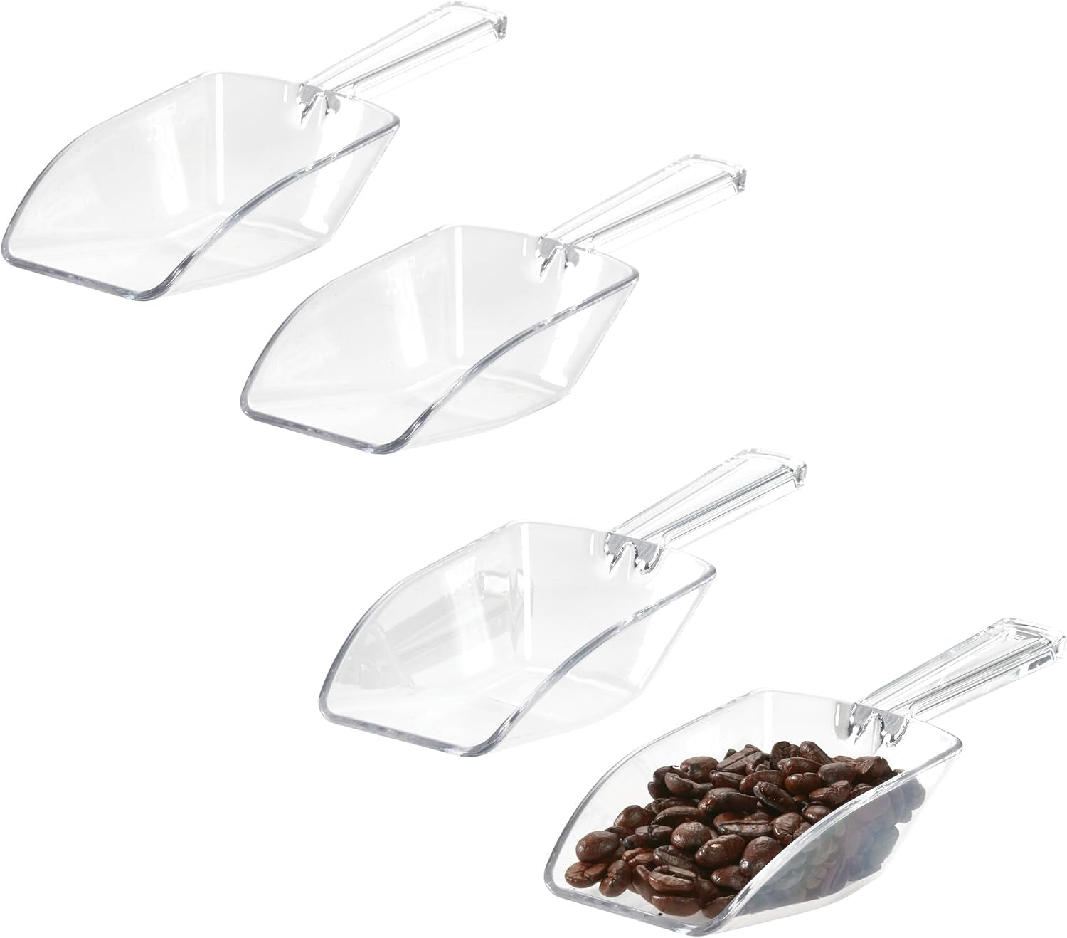 large-plastic-scoop-measuring-cups-set-of-4-pet-food-coffee-grounds-versatile-scoop-2-25-x-1-25-x-6-5-1-3-cup-clear
