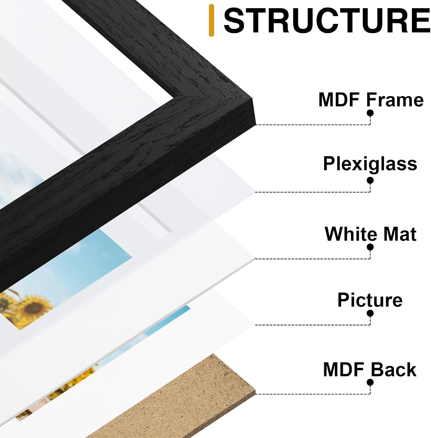 3-5x7-picture-frames-collage-wall-decor-with-mat-black