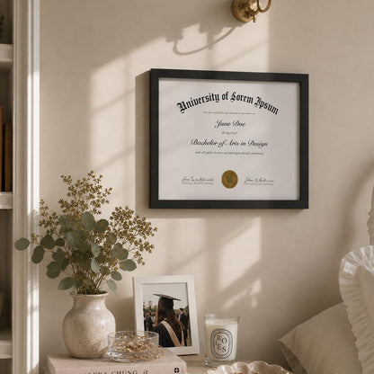 8.5X11 Picture Frame - Engineered Wood - Black6