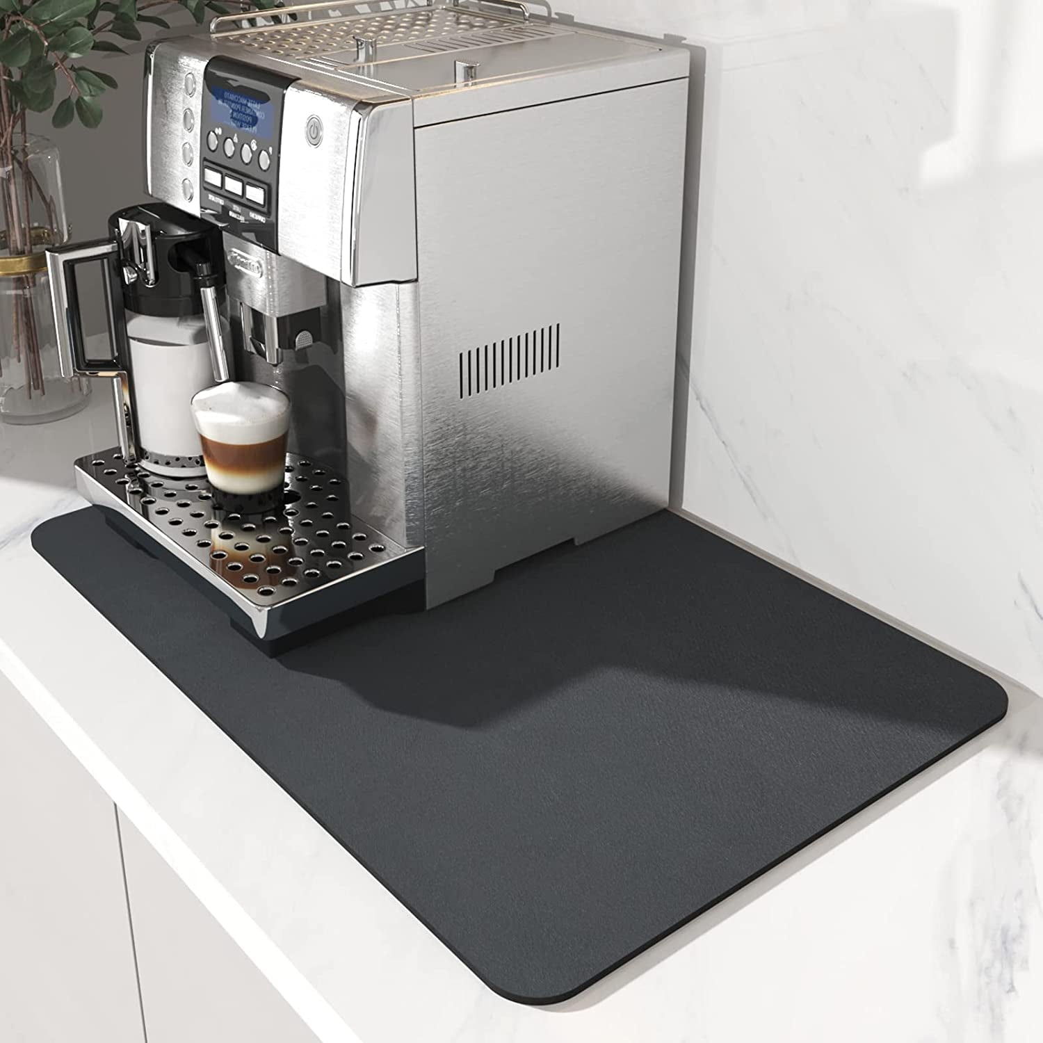 coffee-mat-dish-drying-mat-for-kitchen-counter-bar-accessories-hide-stain-rubber-backed-absorbent-fit-under-coffee-maker-espresso-machine-pot-dish-rack-12x19-dark-grey