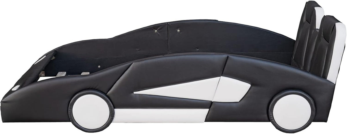twin-upholstered-floor-platform-bed-frame-pu-leather-day-bed-with-race-car-shaped-headboard-no-box-spring-needed-black