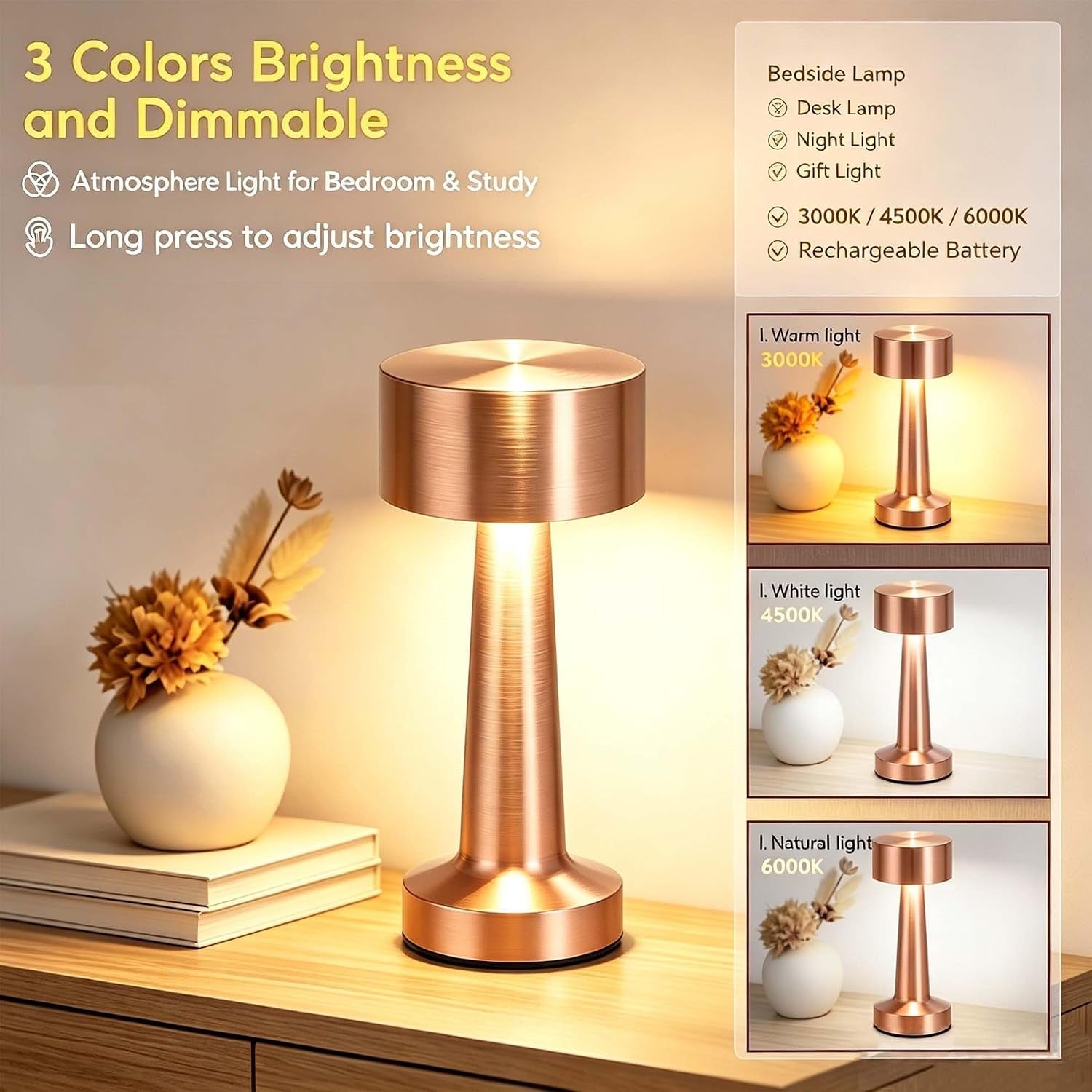 portable-led-table-lamp-3-levels-brightness-metal-desk-lamp-3-color-touch-control-rechargeable-lamp-ideal-bedside-lamp-for-nightstand-bedroom-living-room-rose-gold
