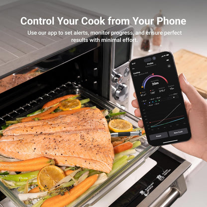 Sub-1G Smart Wireless Meat Thermometer with Standalone Base | 10X Enhanced Signal and Stability, ±0.5℉ Certified Accuracy, Wifi Unlimited Range for BBQ, Oven, Smoker, Grill7
