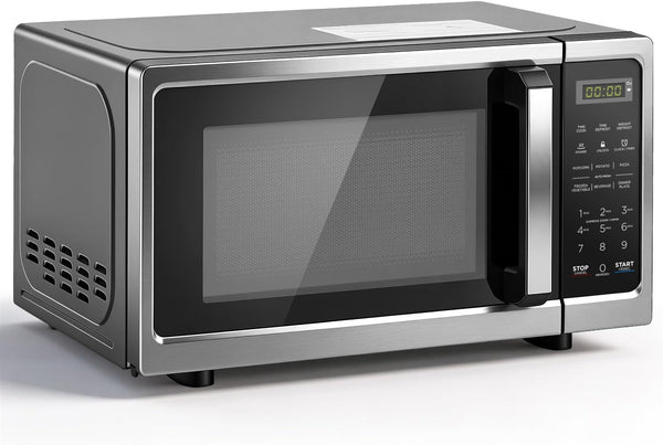 0.7 Cu. Ft Countertop Microwave Ovens, Microwave Oven 700 Watts with LED Lighting,Turntable and Child Lock,Compact Microwave Perfect for Apartments and Dorms,Easy Clean Interior, Black1
