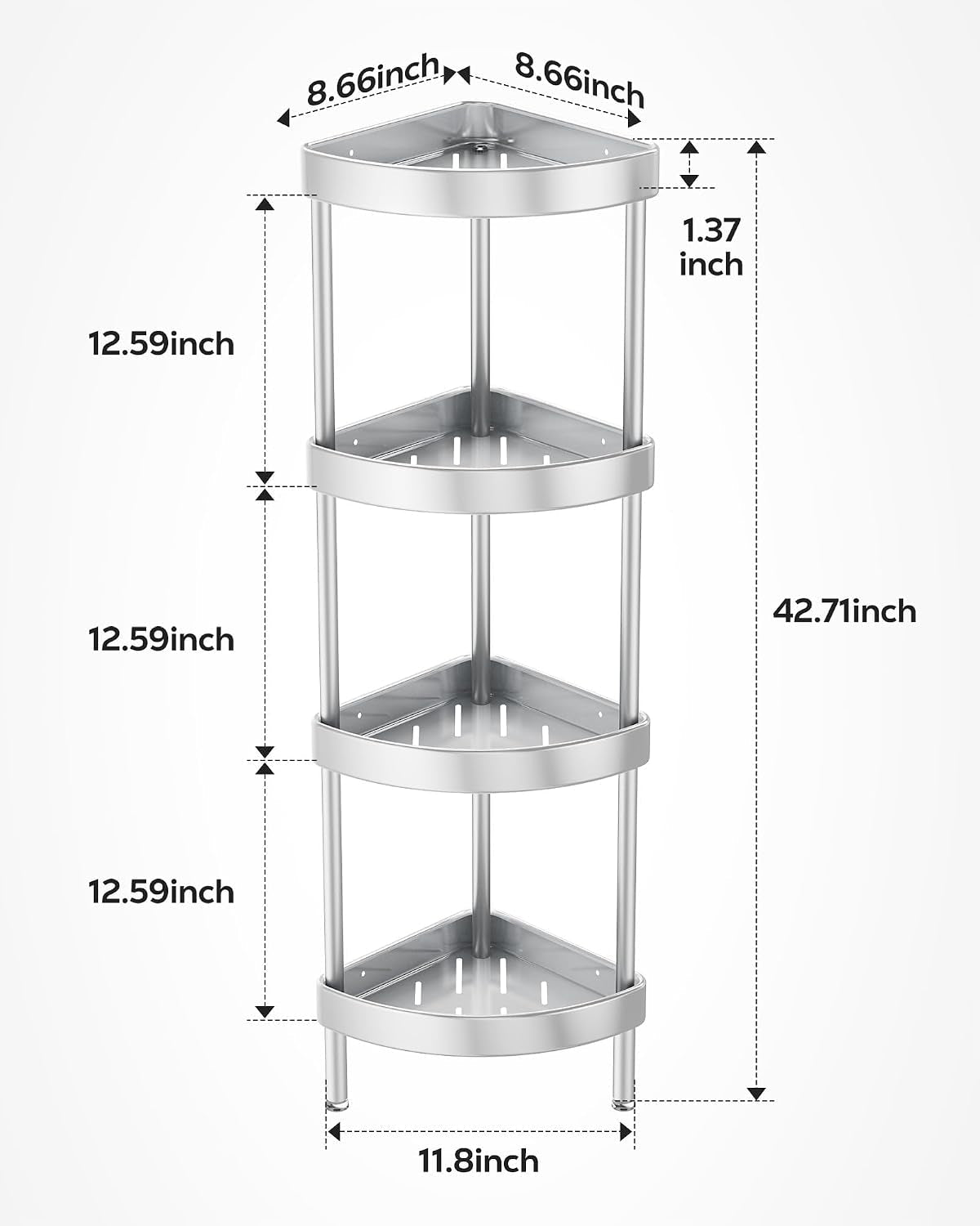 4-tier-aluminum-corner-shower-caddy-standing-rustproof-silver