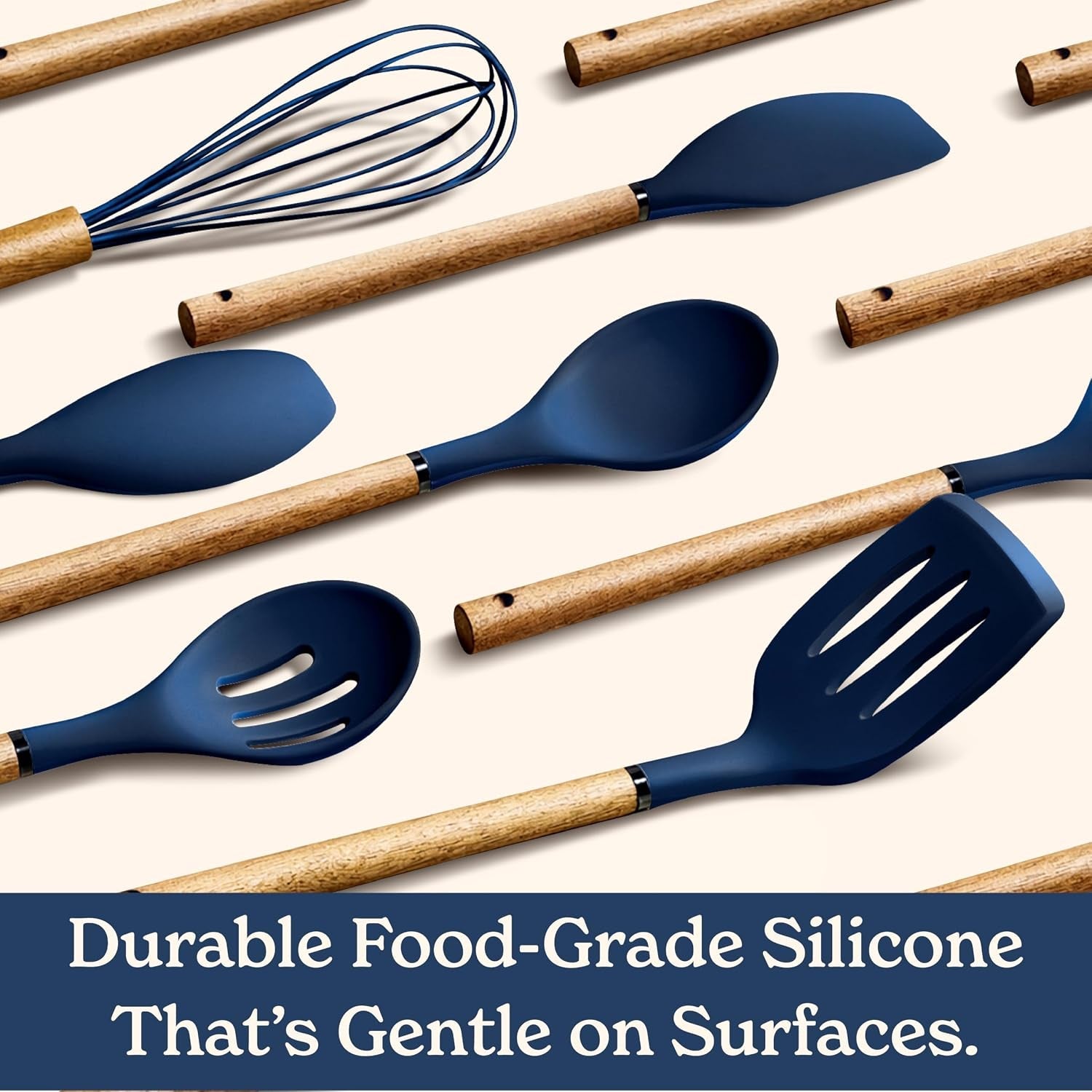non-stick-silicone-utensil-set-with-rounded-wood-handles-for-cooking-and-baking-8-piece-set-navy