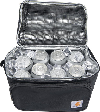 Carhartt Camping Cooler, Worksite Lunch Box, Soft Shell Lunch Bag for Construction Sites, Work and Everyday Use, Black4