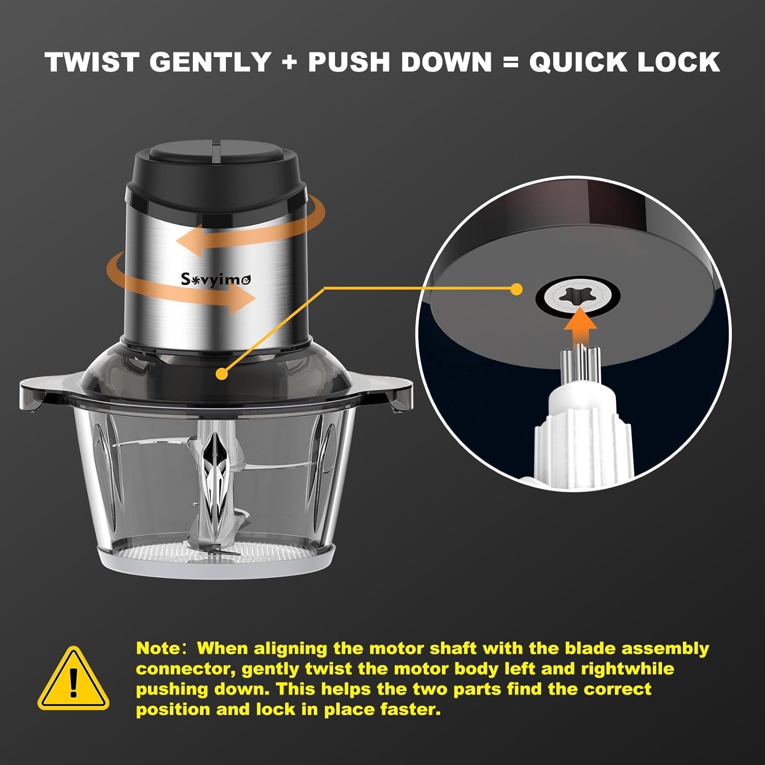 food-processor-2-speed-electric-food-chopper-small-meat-grinder-with-8cup-stainless-8cup-glass-bowls-2-bi-level-blades-great-for-onion-baby-food-garlic-nuts-fruit-and-vegetables