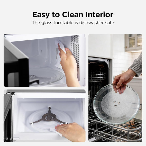 BLACK+DECKER Countertop Microwave Oven 0.7 Cu.Ft,700W,Child Safety, Black | 6 One-Touch Presets, Express Cooking, 10 Power Levels, Child Safety Lock, Easy Clean Interior7