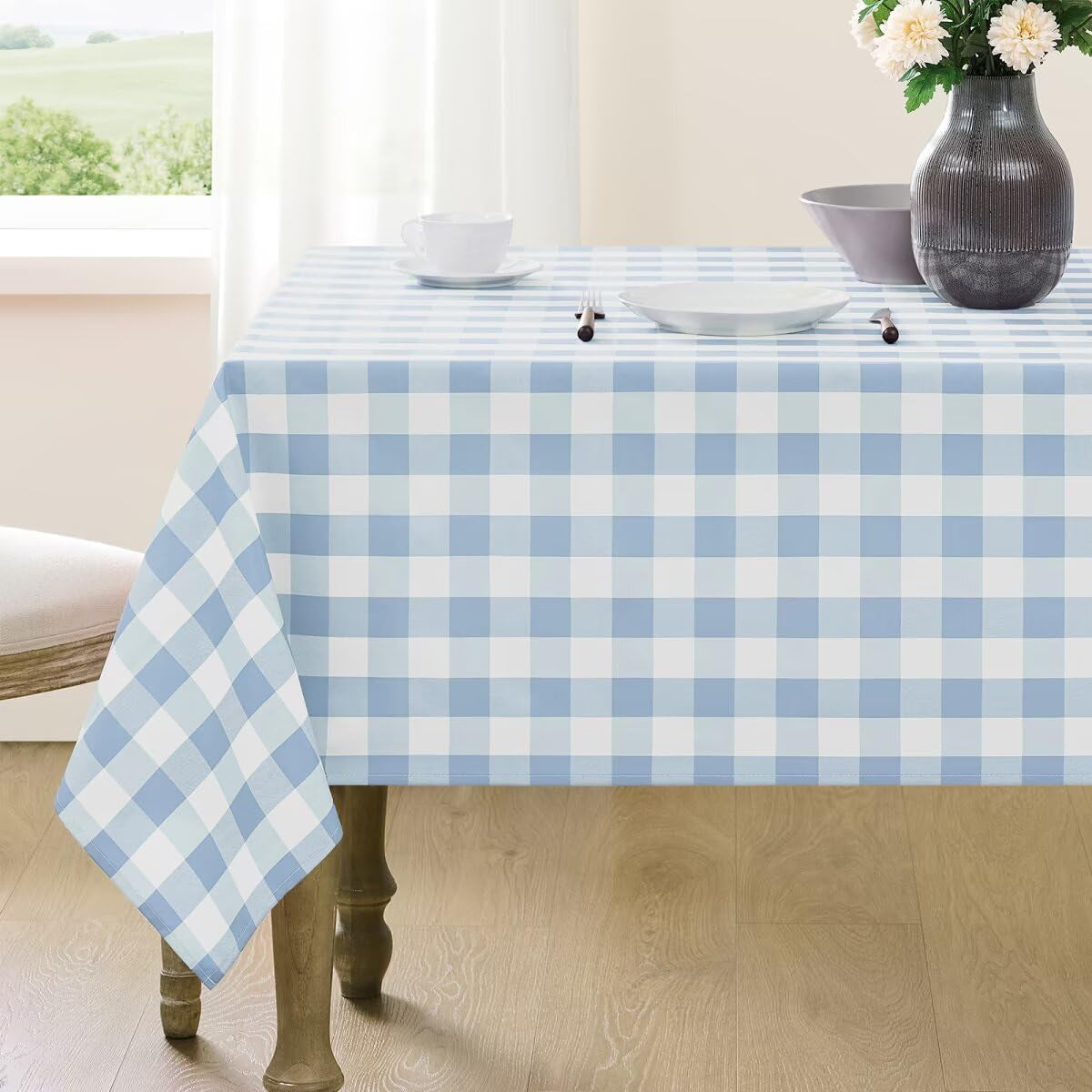 gingham-tablecloth-rectangle-checkered-tablecloth-washable