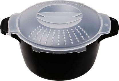 Professional Small Micro Cookware 1 Quart, Microwave Steamer for Vegetables, Microwave Cooker - BPA Free, Dishwasher Safe1