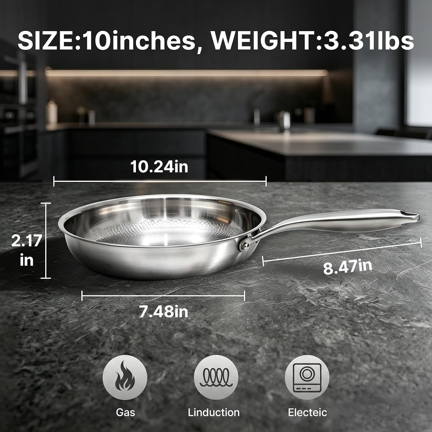 titanium-pans-for-cooking-10-non-stick-frying-pan-with-lid-gas-induction-oven-safe-easy-clean-hammered-pan