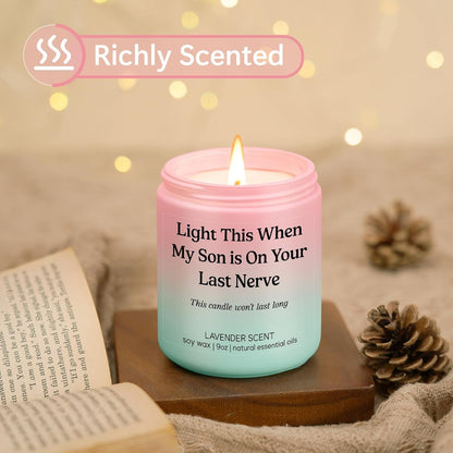 Candle, Daughter in Law Gifts - Funny Wedding, Christmas, Birthday Gifts for Daughter in Law, Sons Girlfriend, Future Adult DIL - DIL Present from Mother in Law - Bride, Bridal Shower Ideas5