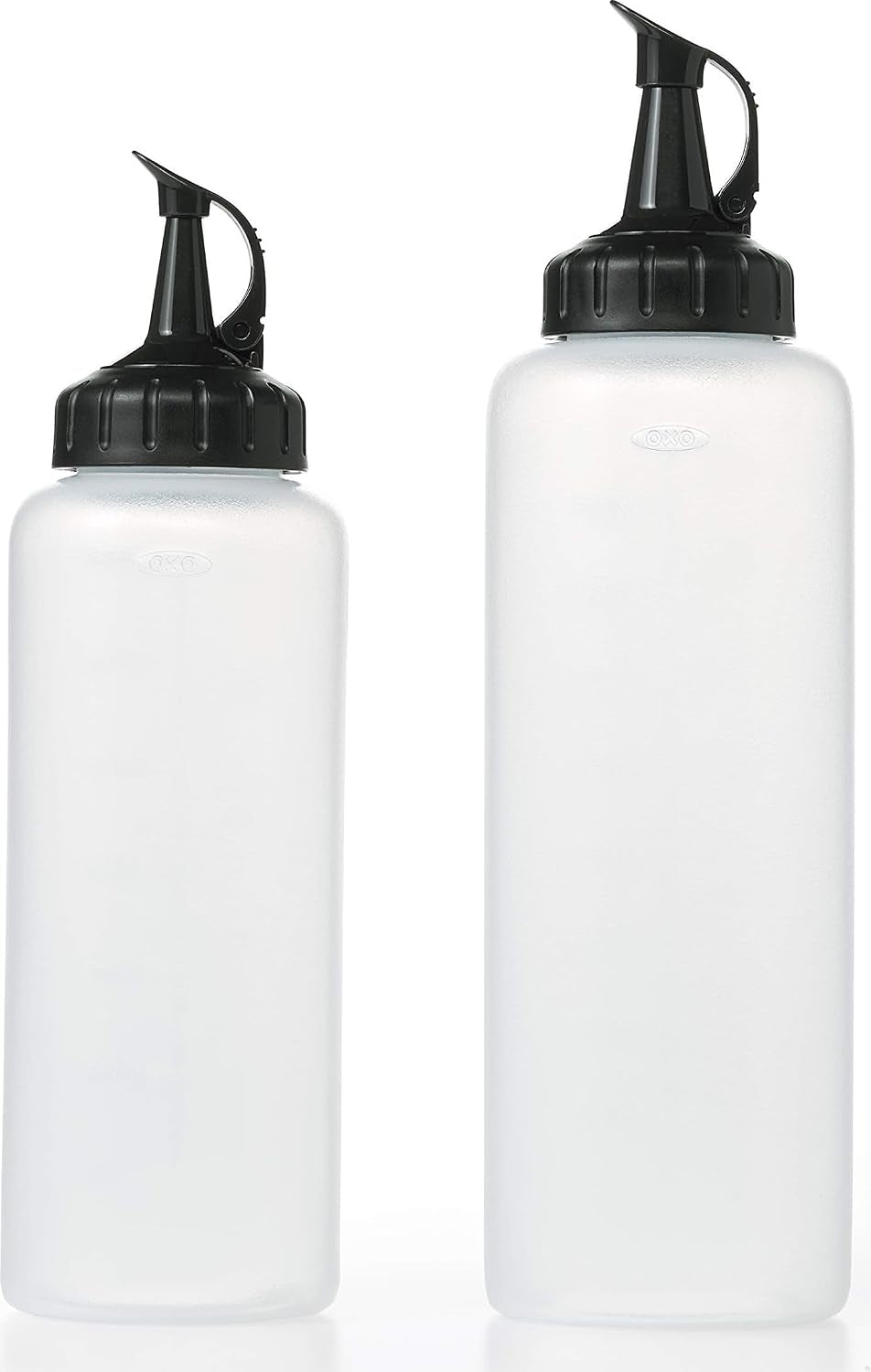 oxo-good-grips-chefs-squeeze-bottles-for-sauces-and-dressings-set-of-2-includes-12-oz-16-oz-bottles-with-measurement-markings-ideal-for-plating-condiments-cooking-sauces-oils-kitchen-use