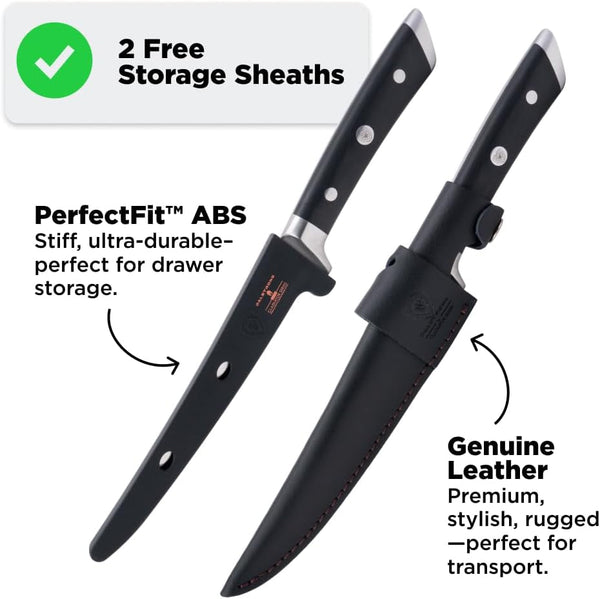 7" Fillet Knife - Flexible German Steel Blade4