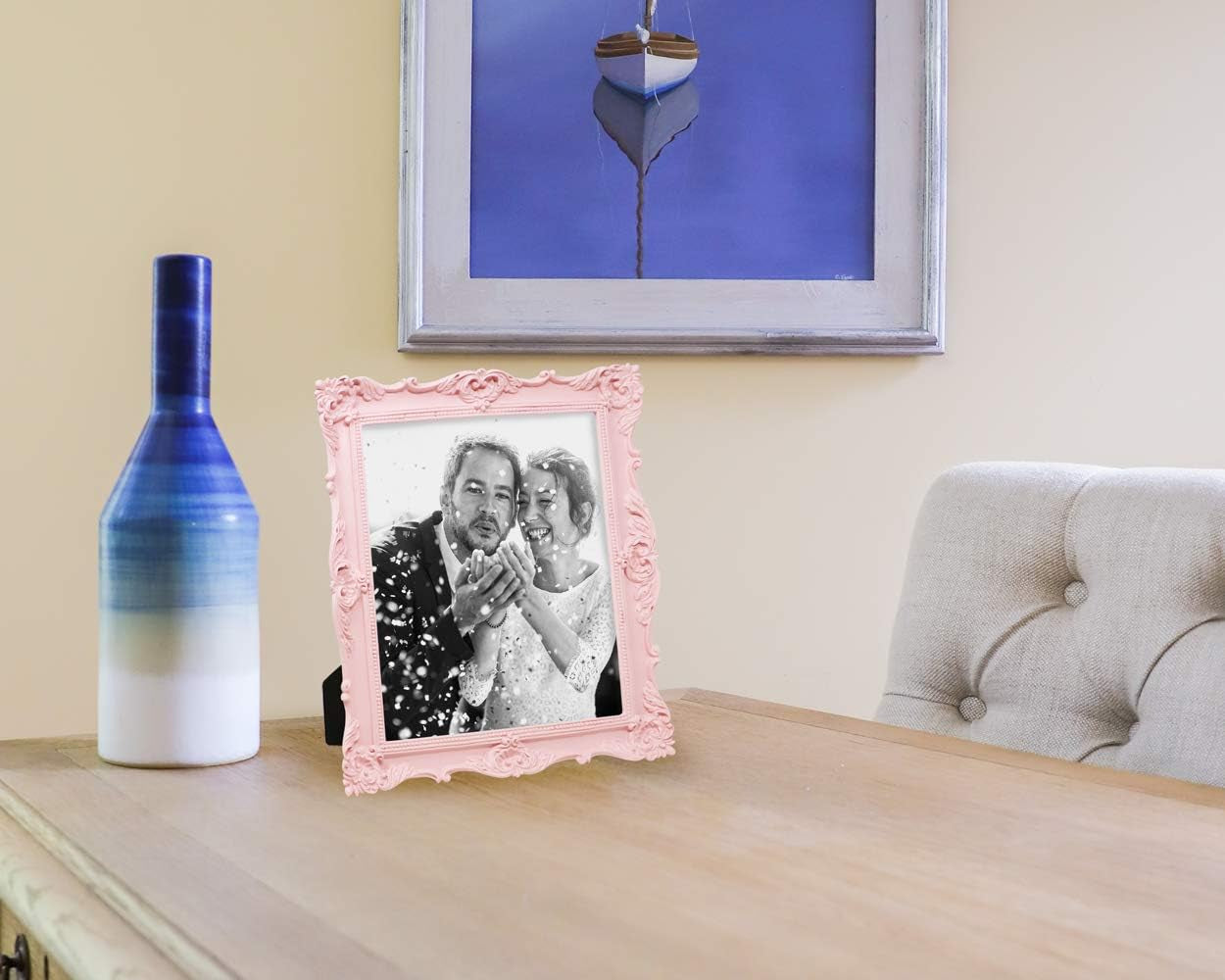 laura-ashley-8x10-pink-ornate-textured-hand-crafted-photo-frame-with-easel