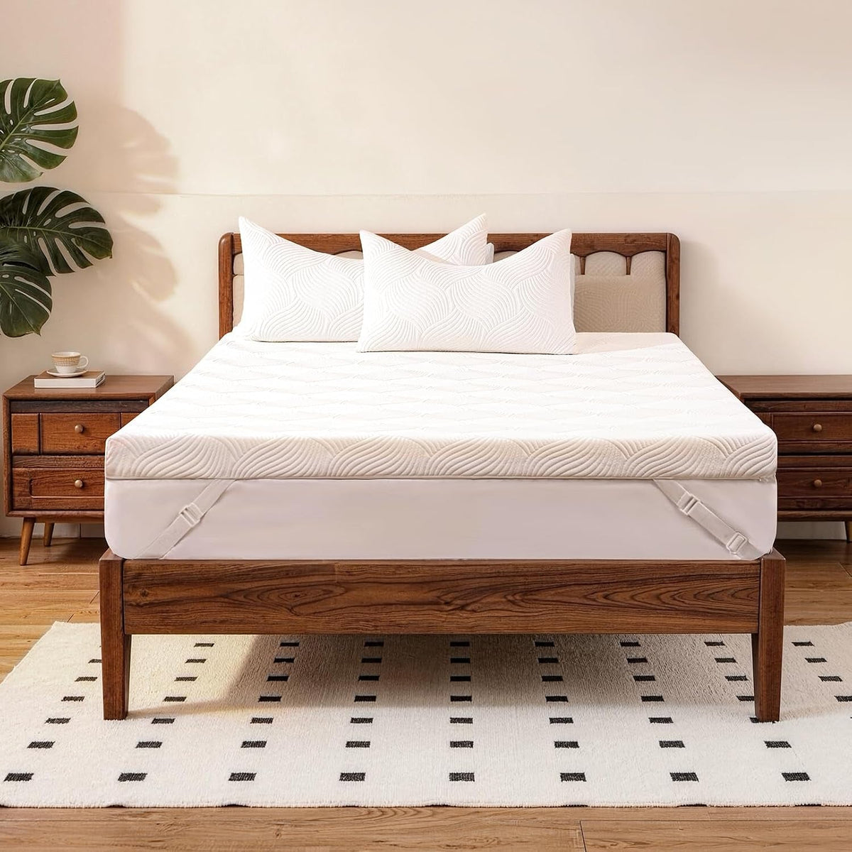 3-inch-gel-memory-foam-mattress-topper-dual-layer-cooling-bed-topper-with-bekaert-fabric-cover-wave-textured-pressure-relief-for-back-pain-non-slip-design-certipur-us-oeko-tex-queen