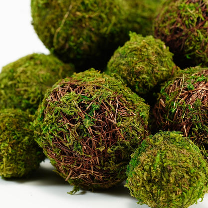 Decorative Moss Balls Set - 18Pcs Fake Moss Balls for Bowl Fillers, Centerpiece Decor, Home Decor, Vase Fillers, Wedding Decor, Table Arrangements, Coffee Accents, DIY Crafts (Mix-Set of 18)2