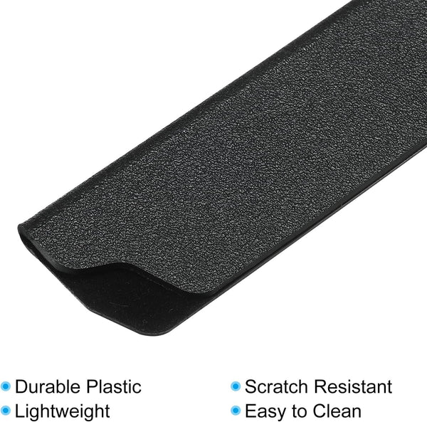 ABS Knife Cover Sleeves for 5" Santoku Knife, 6 Pack Knife Guard Blade Protector Universal Knife Sheath for Home Kitchen, Black4
