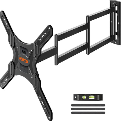 Long Arm TV Wall Mount for 26-65" Tvs, Max VESA 400X400, 77 Lbs Load | 37.4In Long Extension, Full Motion Swivel & Tilt, Durable Wall Bracket for Household Flat Screen Tvs1