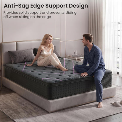 14 Inch King Hybrid Mattress in a Box, Medium Firm Pressure Relief5