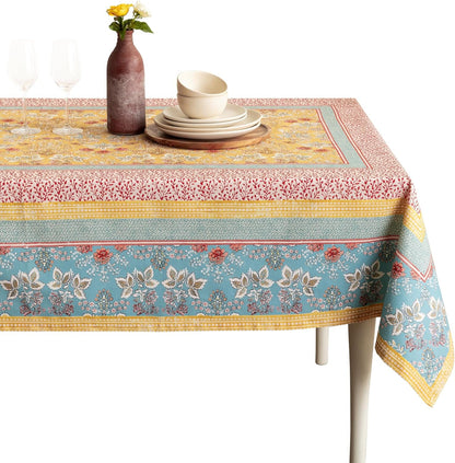 Table Cloth Rectangle Table Reusable 100% Cotton 60"X90"1