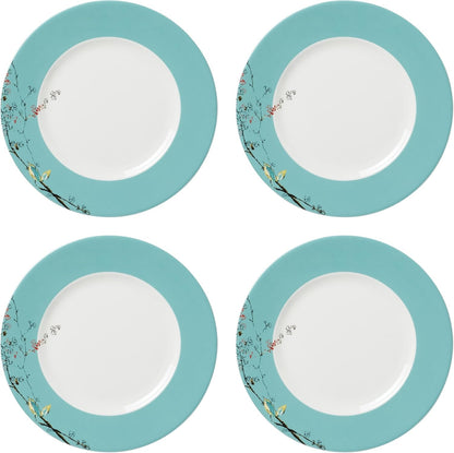 Chirp Porcelain 12-Piece Dinnerware Set for 42