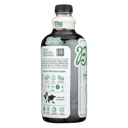 Cold Brew Coffee, Organic, Espresso Blend, Unsweetened - 48 Fl Oz | Ready to Drink Cold Brew, 273Mg Caffeine/12Oz Serving, 18-Hour Cold Brewed for Bold Flavor, 100% Arabica Coffee, 0G Sugar8