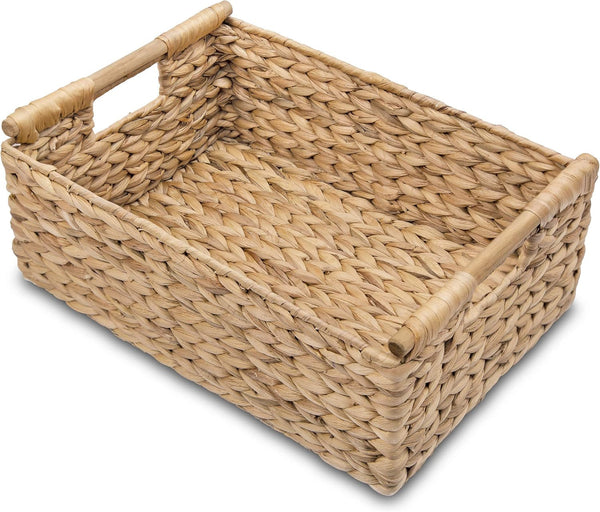 Hyacinth Large Wicker Basket 15.5X10.8X6.2"1