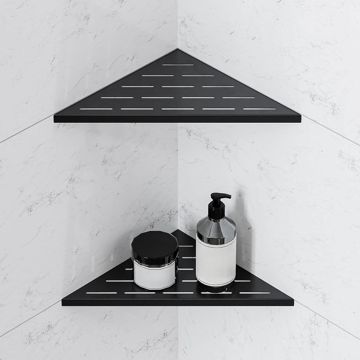 corner-shower-shelf-10-inch-black-304-stainless-steel-recessed-installation-with-grout-no-drilling-required-tile-shower-shelf-for-tiled-wall-2-pack