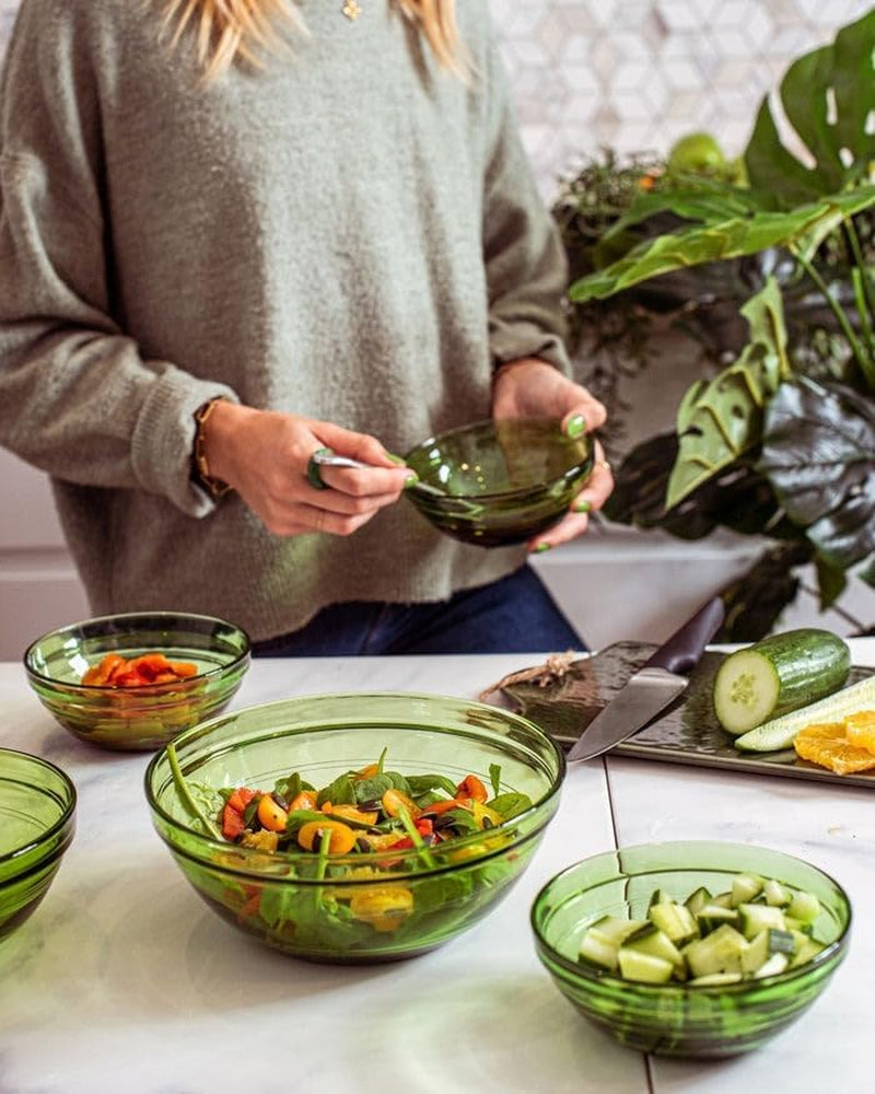 gigogne-glass-stackable-mixing-bowls-prep-bowls-set-of-6-green-32-oz-6-75