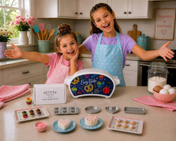 Deluxe Pan Set Compatible with Easy Bake Ultimate Oven | Includes 60 Cupcake Liners THAT WILL FIT, unlike OTHERS | Kids' Accessories for Cooking Easy Bake Oven Mixes5
