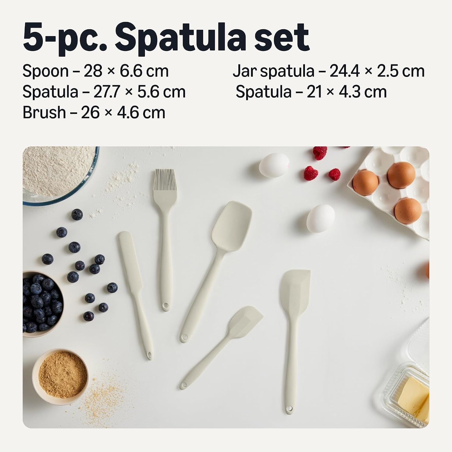 silicone-spatulas-5-piece-set-heat-resistant-food-grade-bpa-free-non-slip-handle-safe-for-nonstick-cookware-dishwasher-safe-linen-gray