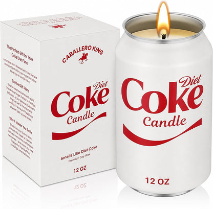 Diet Cola Candle - Smells like Real Cola - a Fun Candle, Top Pick among Soda Lovers Gifts - Funny Candles for Women & Men, Funky Candles, Merch Gift for Birthdays, Cool Gifts and Aesthetic Room Decor1