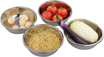 18/10 Stainless Steel Nesting Mixing Bowls for Meal Prep, Set of 45