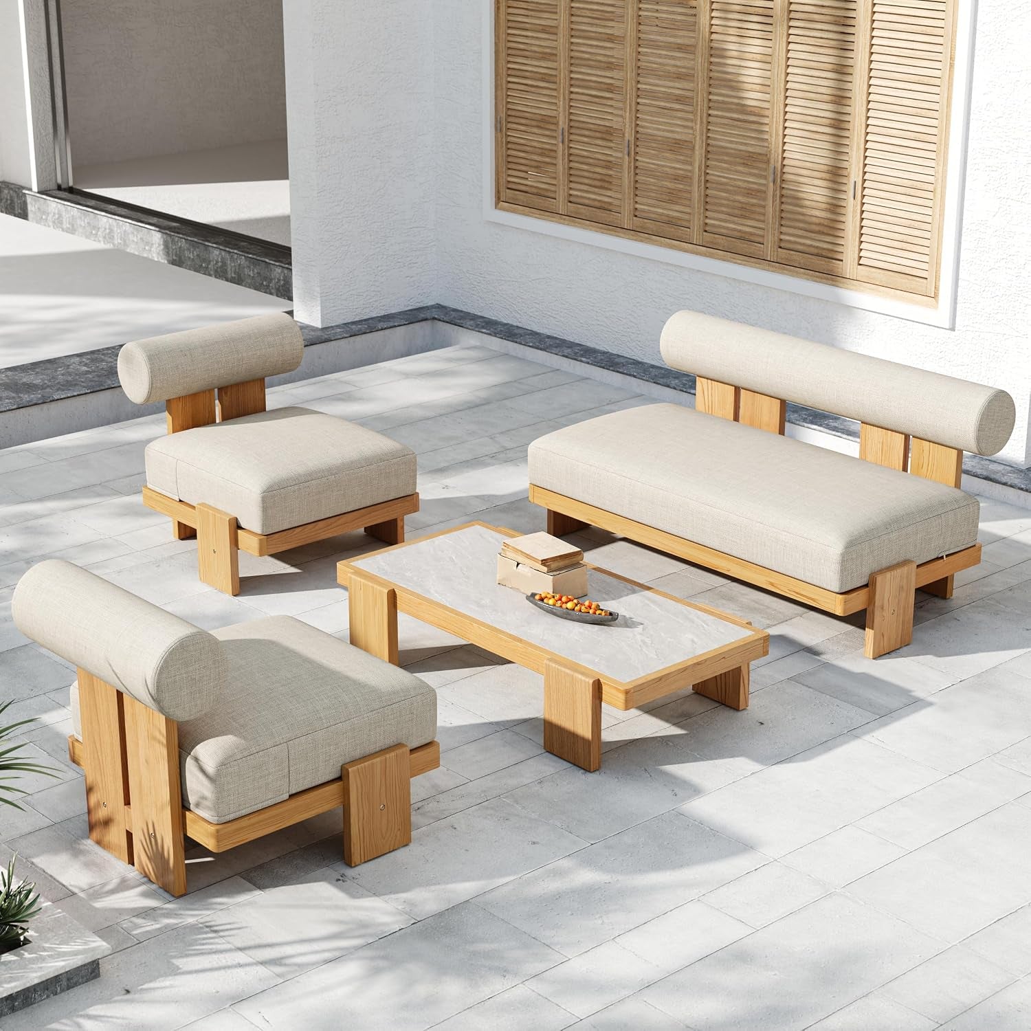 outdoor-teak-conversation-set-4-pcs-sofa-set-with-coffee-table-sintered-stone-top-cushions-included-weather-resistant-patio-furniture-set-for-garden-patio
