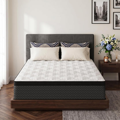 Queen Size Mattress,10" Thickness Hybrid Memory Foam Mattress in a Box1
