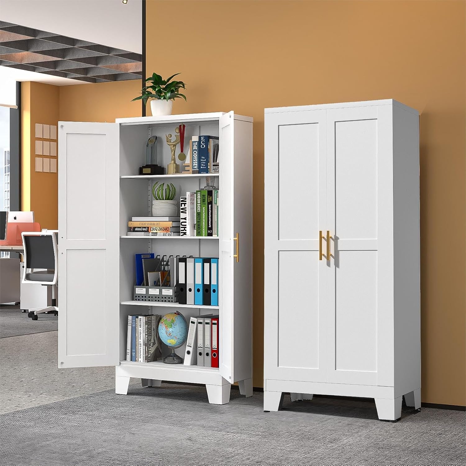 white-metal-storage-cabinet-61-kitchen-pantry-cabinets-for-office
