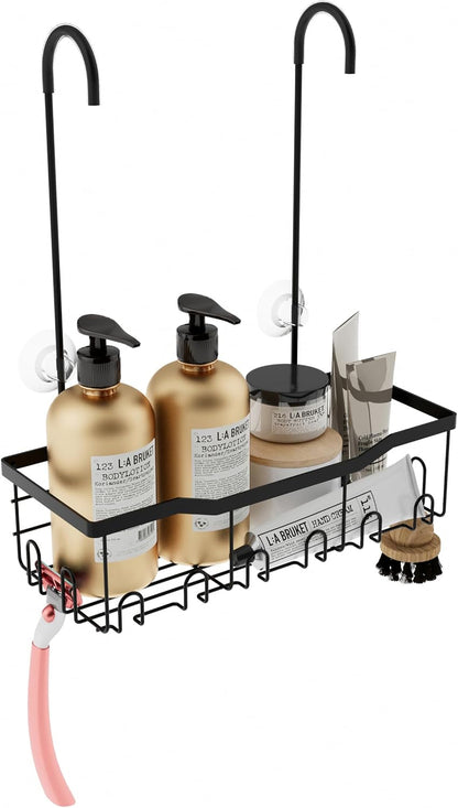 Hanging Shower Rack, Black1