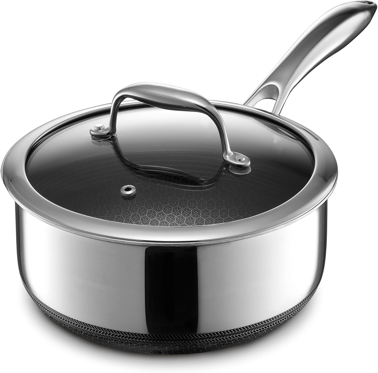 hexclad-3qt-hybrid-nonstick-saucier-with-lid-induction-ready-stay-cool-handles-dishwasher-and-oven-safe-up-to-900-f-compatible-with-all-cooktops
