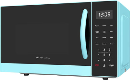 FRIGIDAIRE 0.9-Cubic Feet Microwave Oven with Oversized Display, Blue1