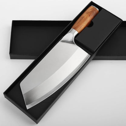Meat Cleaver, 8 Inch Kitchen Knives Stainless Steel Bone Knife Meat Chopping Cleaver Ultra-Sharp Slicing Knives6