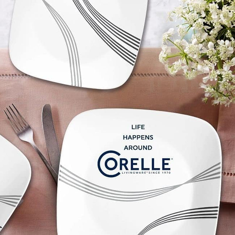 urban-arc-16pc-service-for-4-dinnerware-set-8-plates-bowls-chip-break-resistant-dinner-and-ware-white