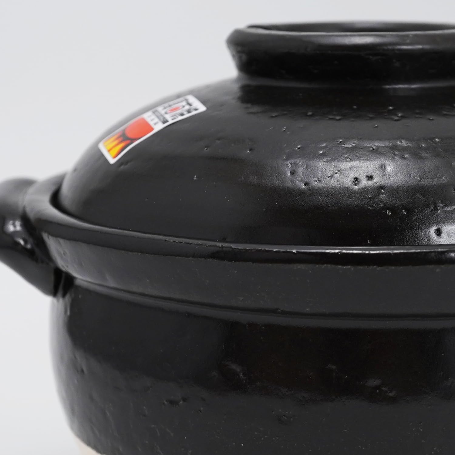 banko-yaki-fluffy-rice-pot-earthenware-rice-cooker-with-inner-lid-measuring-cup-and-paddle-traditional-japanese-donabe-for-evenly-cooked-rice-mixed-rice-and-porridge-2-gou-serves-2-to-3-people