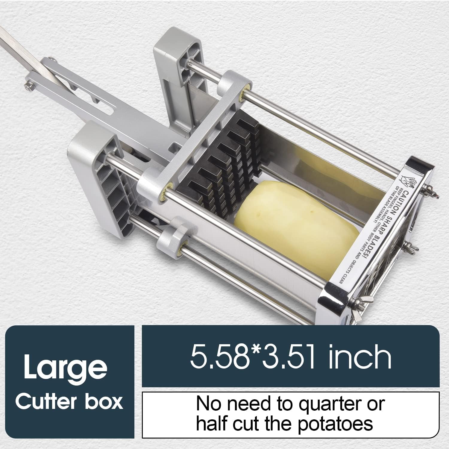 french-fry-cutter-for-potatoes-1-2-inch-professional-grade-durable-stainless-steel-easy-lever-operation-fast-cutting-ideal-for-family-meals-parties-and-batch-food-prep