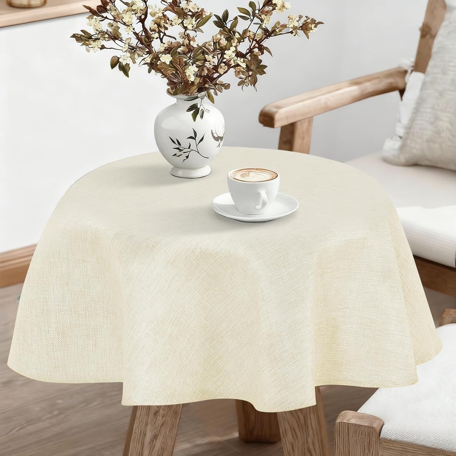 round-textured-table-cloth-linen-wrinkle-free-stain-resistant-farmhouse-decorative-circular-tablecloth-for-kitchen-dining-party-wedding-outdoor-use-30-inch-round-champagne