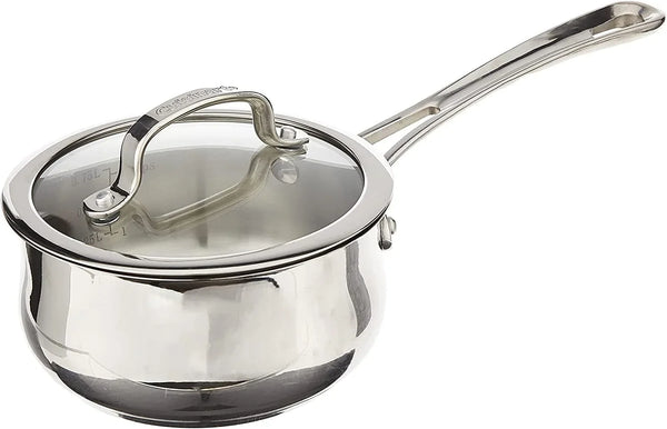 419-14 Contour Stainless 1-Quart Saucepan with Cover1