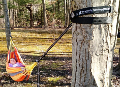 Hammock Straps for Trees - Swing Straps - Multi-Purpose Hanging Kit, Heavy Duty Adjustable Tree Strap for Hammocks, Swings & Outdoor Use, Safe for Branch or between 2 Trees4