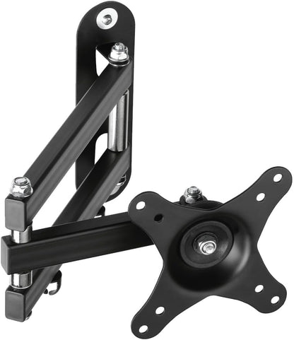 TV Wall Bracket Mount Swivel and Tilt for Most 15"-32" LED, LCD, OLED Flat Screen Tvs and Monitors with VESA 75X75-100X100Mm up to 13Kg Full Motion Monitor Wall Bracket MA27204